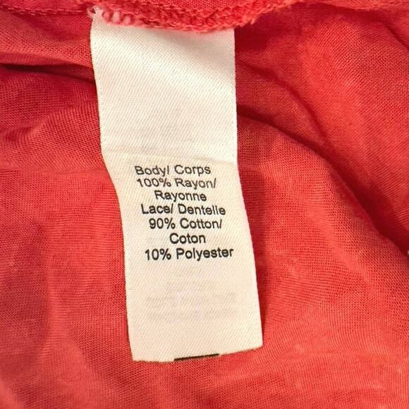 GUC Maurices Women's Coral Pullover Top w/ Crochet Detail XL - Picture 7 of 7